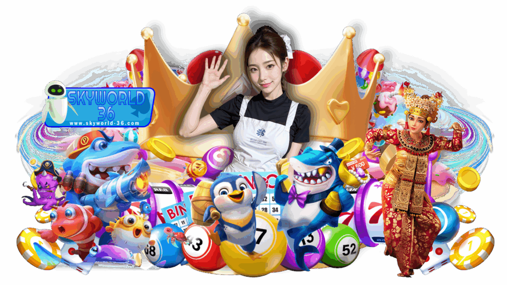 skyworld36 สุดยอดเว็บเกมออนไลน์ ฝากถอนเงินได้เลยตามสะดวก